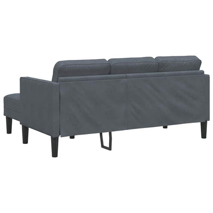 Set di divani con cuscino Grigio scuro Poliestere | homemem39