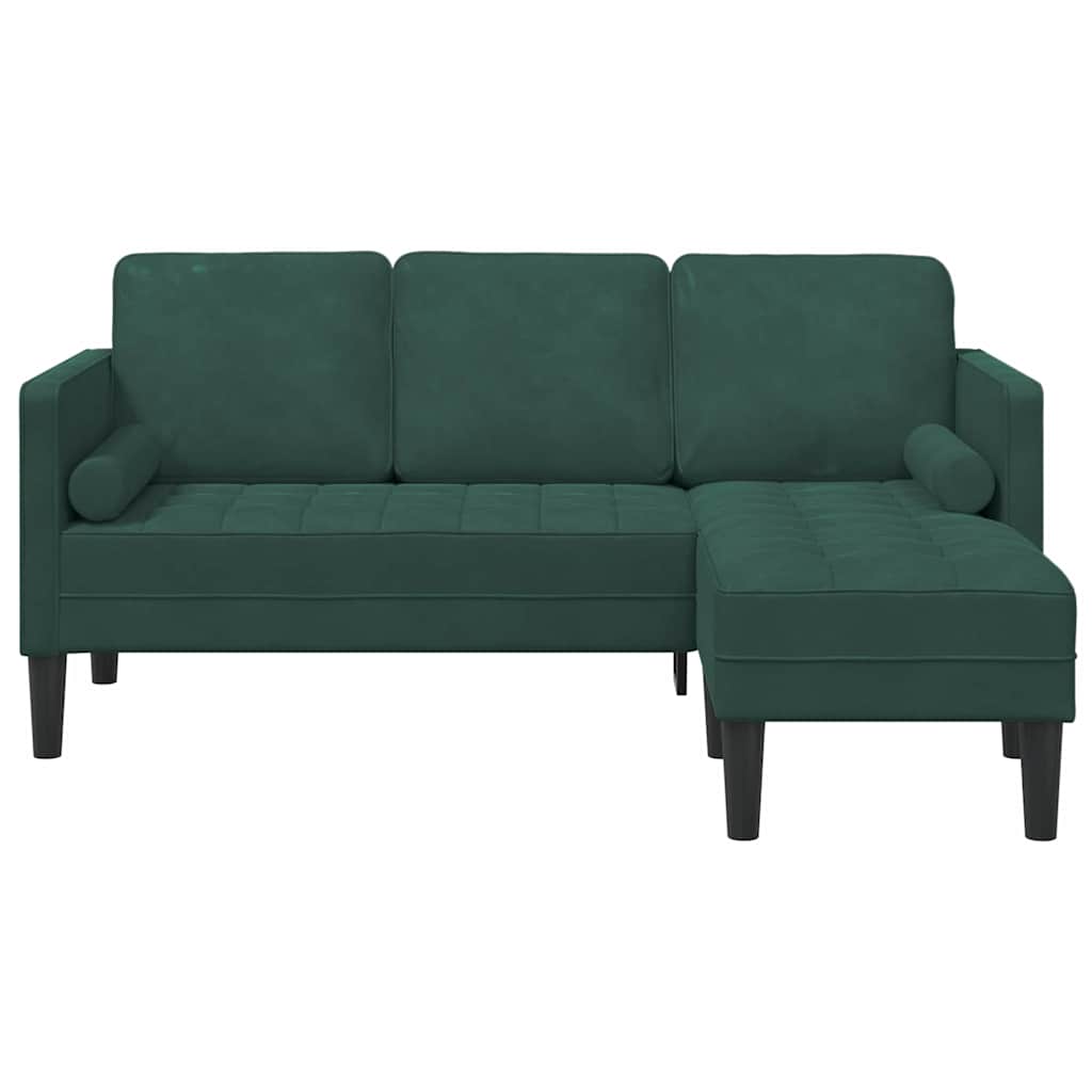 Set di divani Verde Scuro 173 x 131 x 67 cm Velluto - homemem39