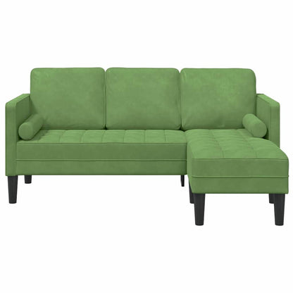 Set di divani Verde chiaro 173 x 131 x 67 cm Velluto