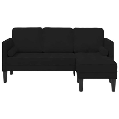 Set di divani Nero 173 x 131 x 67 cm Velluto - homemem39