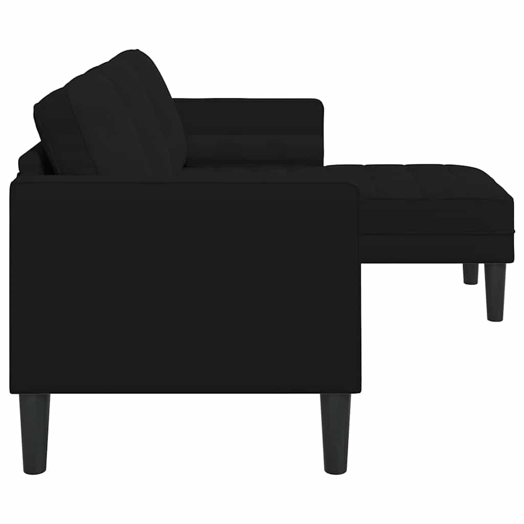 Set di divani Nero 173 x 131 x 67 cm Velluto - homemem39