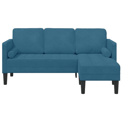 Set di divani con cuscino Blu Poliestere | homemem39