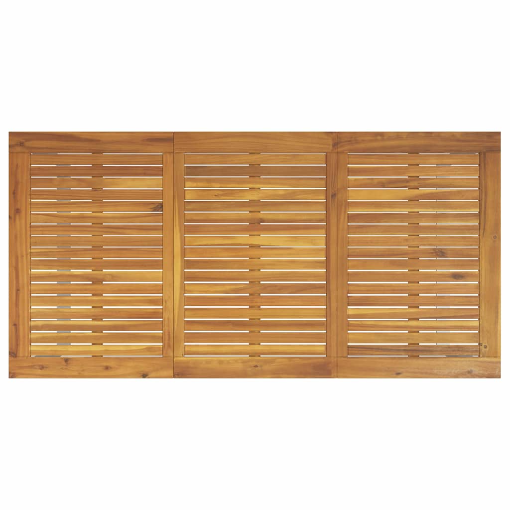 Tavolo da Pranzo da Giardino Grigio 160 x 80 x 75 cm