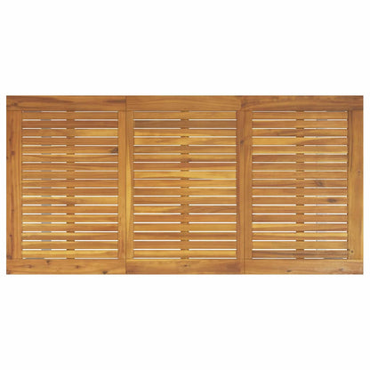 Tavolo da Pranzo da Giardino Grigio 160 x 80 x 75 cm