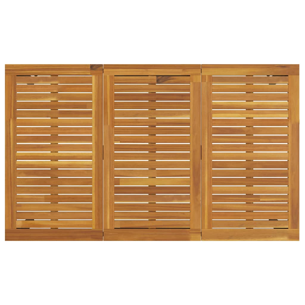 Tavoli da esterno Naturale e Grigio 150 x 90 x 75 cm