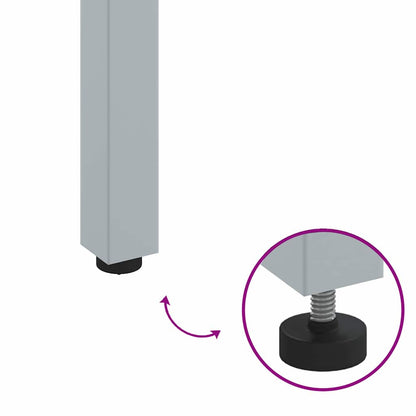 Tavoli da esterno Naturale e Grigio 180 x 90 x 75 cm