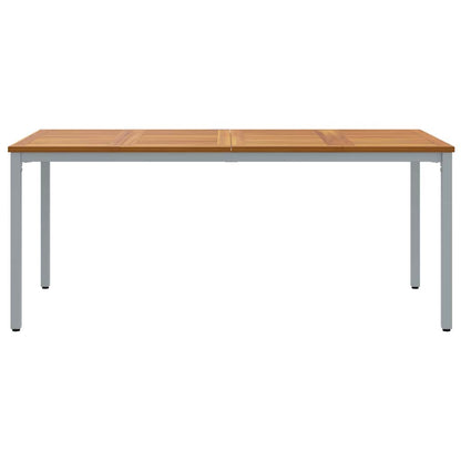 Tavoli da esterno Naturale e Grigio 180 x 90 x 75 cm