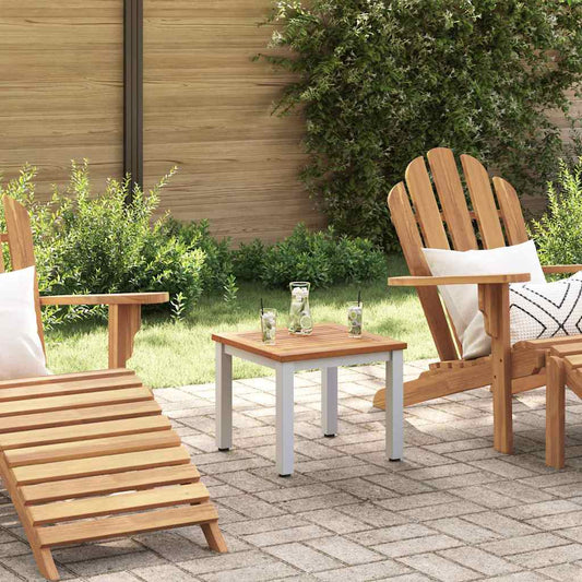 Tavoli da esterno Naturale e Grigio 45 x 45 x 38 cm