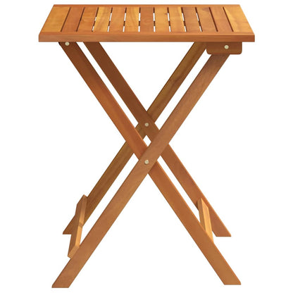 Tavolo da Giardino Pieghevole Naturale 60 x 60 x 72 cm