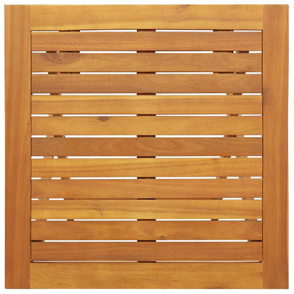 Tavolo da Giardino Pieghevole Naturale 60 x 60 x 72 cm