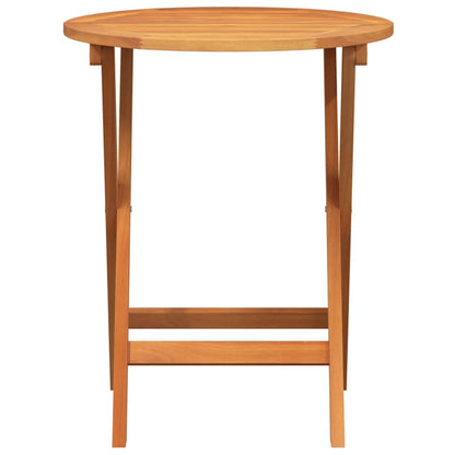 Tavolo da Giardino Pieghevole Naturale 60 x 60 x 72 cm
