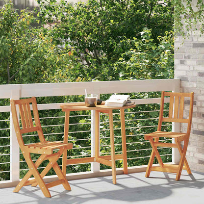 Sedia da Giardino 2 pcs Marrone 36 x 46 x 86cm