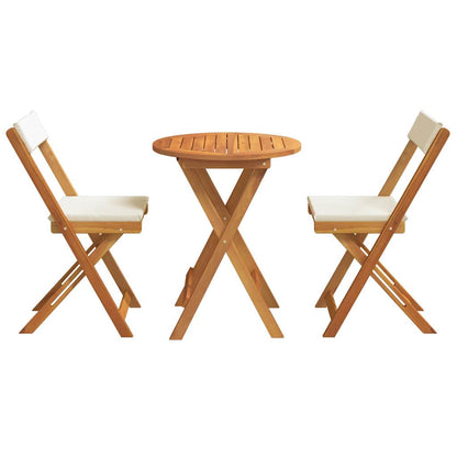 Set Bistro da Giardino 3 pcs Marrone legno massello di acacia - homemem39