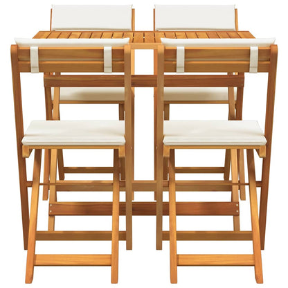 Set bistrot 5 pcs Marrone legno massello di acacia - homemem39