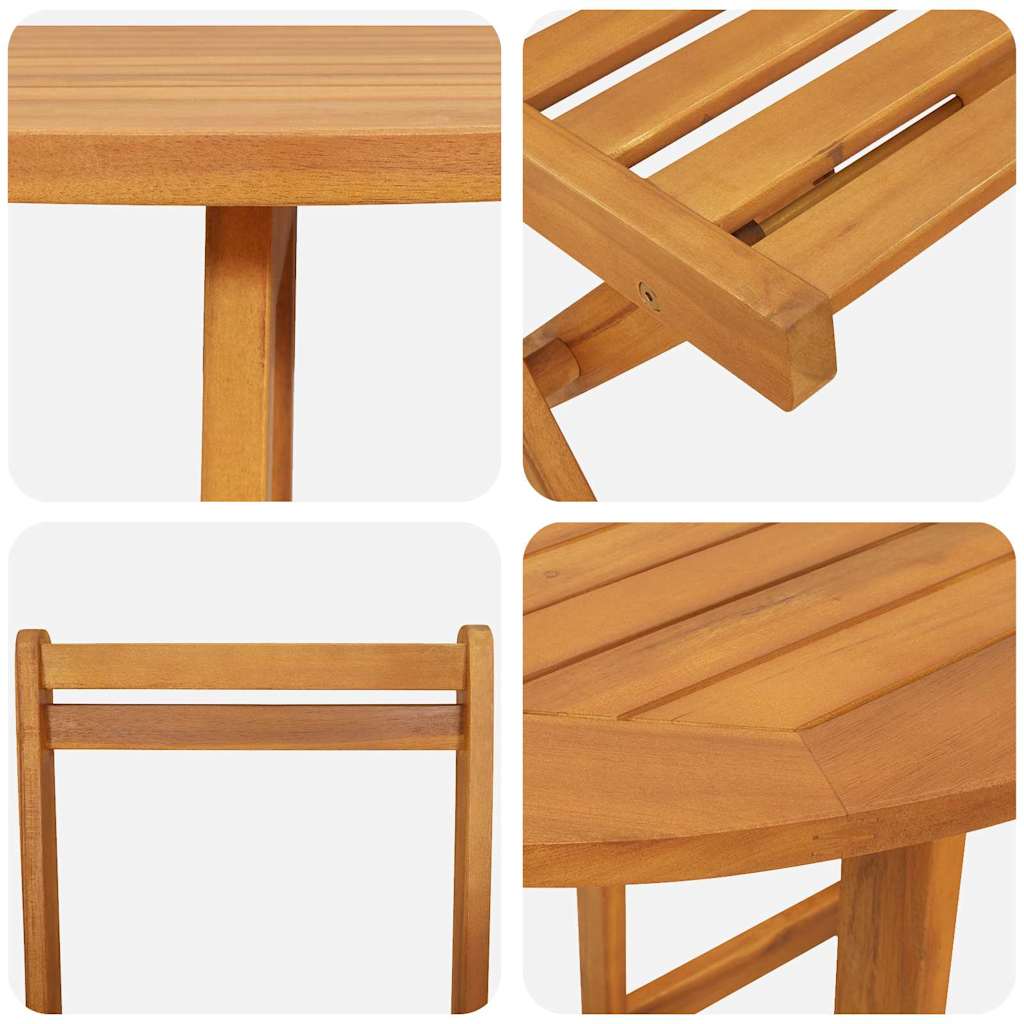 Set bistrot 3 pcs Marrone legno massello di acacia - homemem39