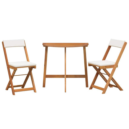 Set bistrot 3 pcs Marrone legno massello di acacia - homemem39