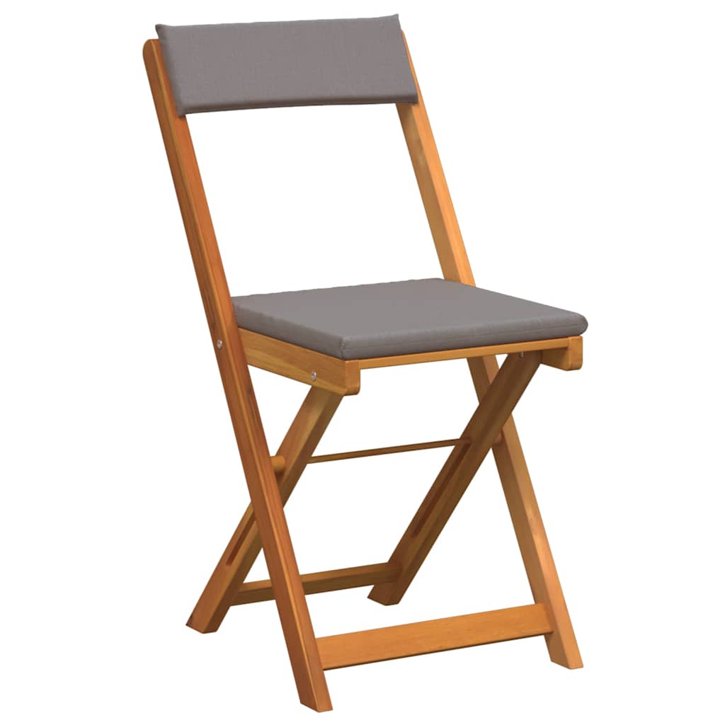 Set bistrot 3 pcs Marrone legno massello di acacia