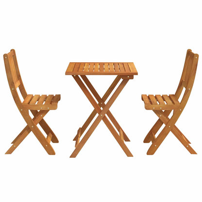 Set bistrot 3 pcs Marrone legno massello di acacia - homemem39