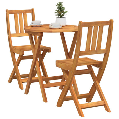 Set bistrot 3 pcs Marrone legno massello di acacia - homemem39