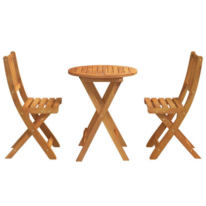Set bistrot 3 pcs Marrone legno massello di acacia - homemem39