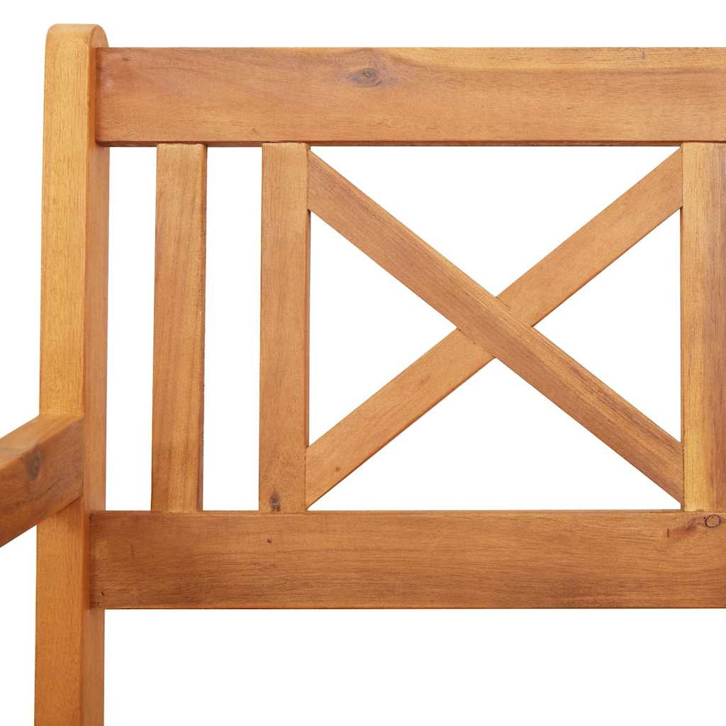 Sedia da Giardino 2 pcs Marrone 56 x 56 x 90 cm