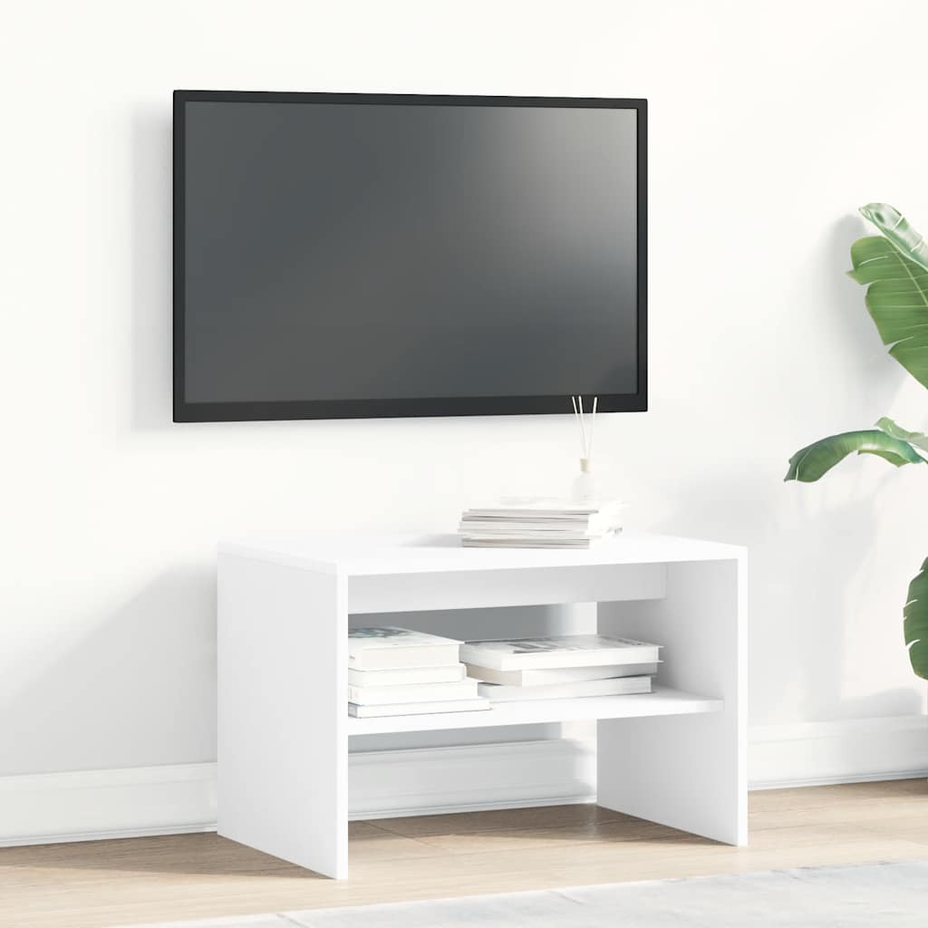Mobile Porta TV Bianco 60x40x40 cm in Legno Multistrato - homemem39