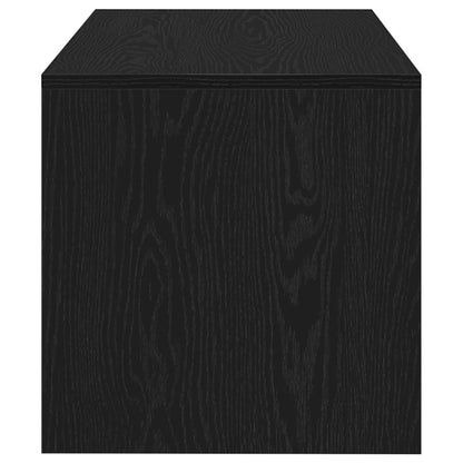 Mobile Porta TV Rovere Nero 60x40x40 cm in Legno Multistrato - homemem39