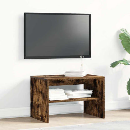 Mobile Porta TV Rovere Fumo 60x40x40 cm in Legno Multistrato - homemem39
