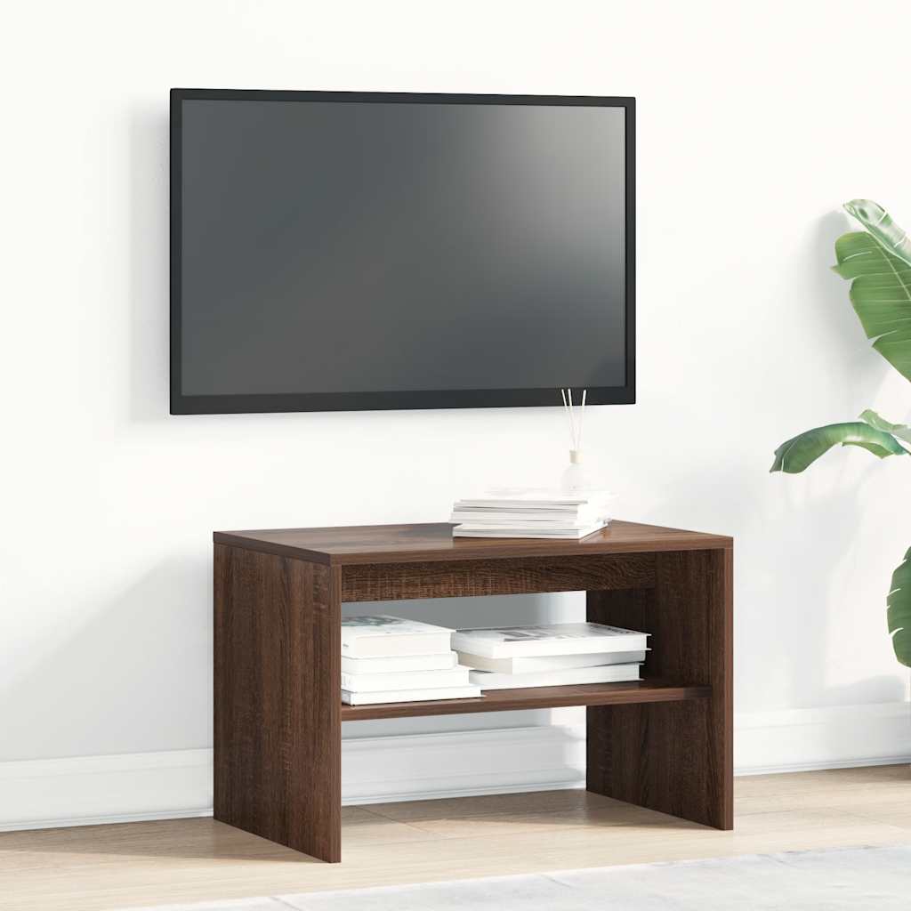 Mobile Porta TV Rovere Marrone 60x40x40 cm Legno Multistrato - homemem39