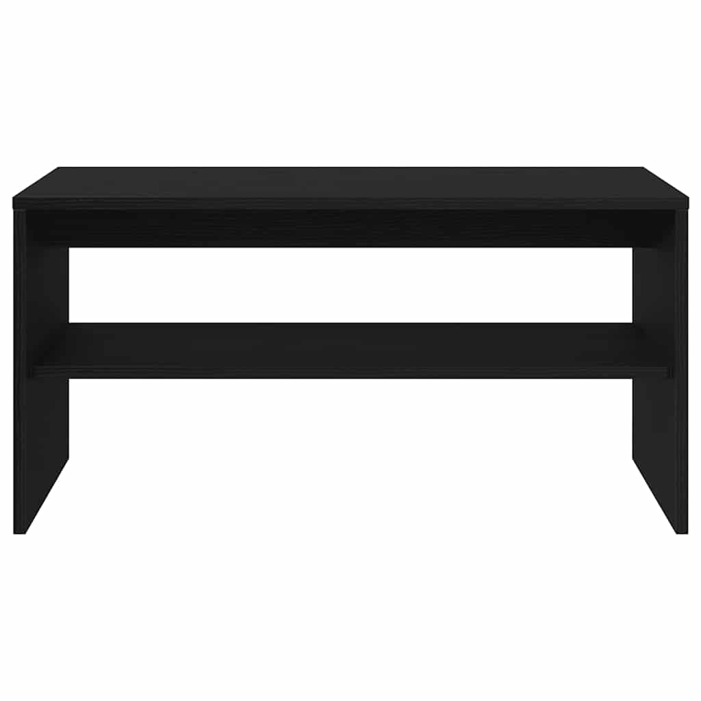 Mobile Porta TV Rovere Nero 80x40x40 cm in Legno Multistrato - homemem39