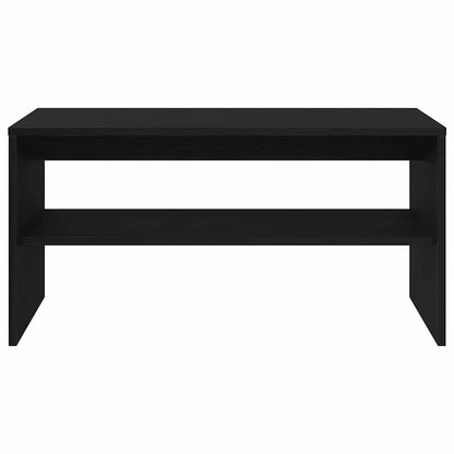 Mobile Porta TV Rovere Nero 80x40x40 cm in Legno Multistrato - homemem39