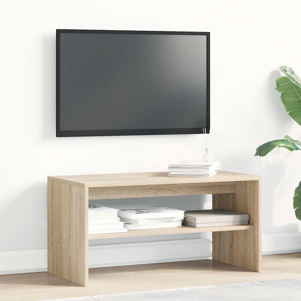 Mobile Porta TV Rovere Sonoma 80x40x40 cm in Legno Multistrato - homemem39