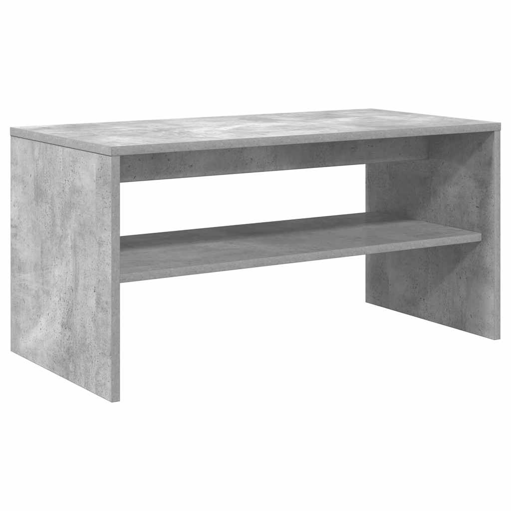 Mobile Porta TV Grigio Cemento 80x40x40 cm in Legno Multistrato
