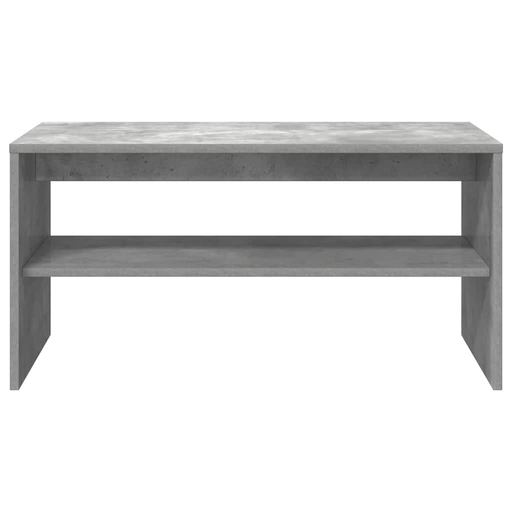 Mobile Porta TV Grigio Cemento 80x40x40 cm in Legno Multistrato
