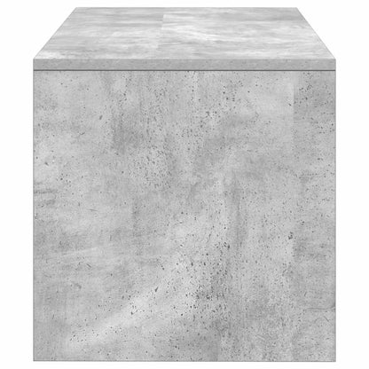 Mobile Porta TV Grigio Cemento 80x40x40 cm in Legno Multistrato