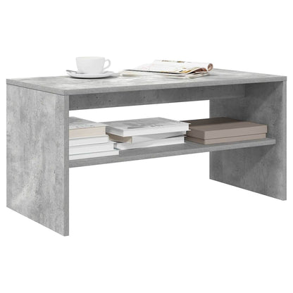 Mobile Porta TV Grigio Cemento 80x40x40 cm in Legno Multistrato