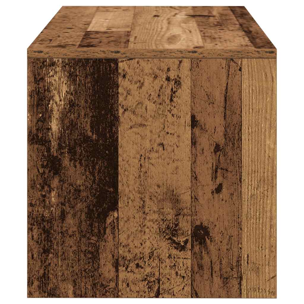 Mobile Porta TV Legno Antico 80x40x40 cm in Legno Multistrato | homemem39