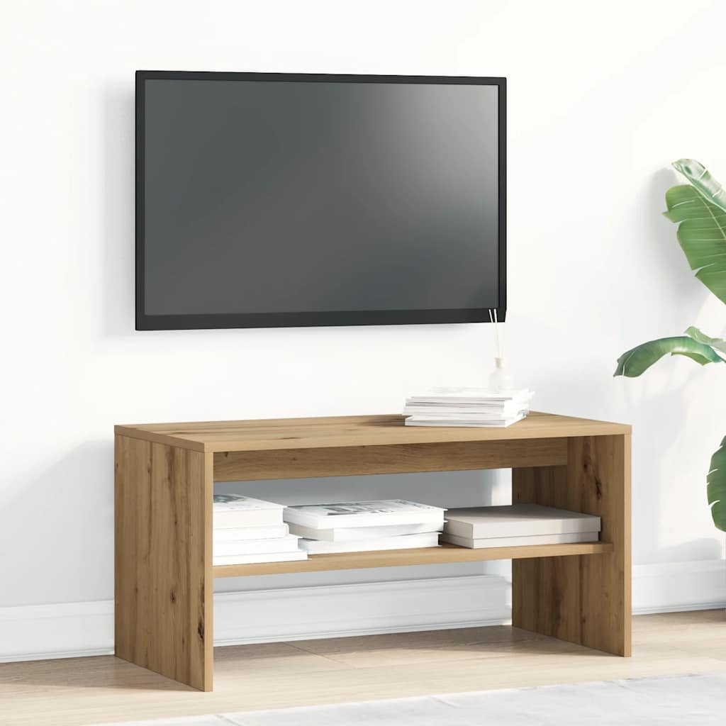 Mobile Porta TV Rovere Artigianale 80x40x40 cm Multistrato