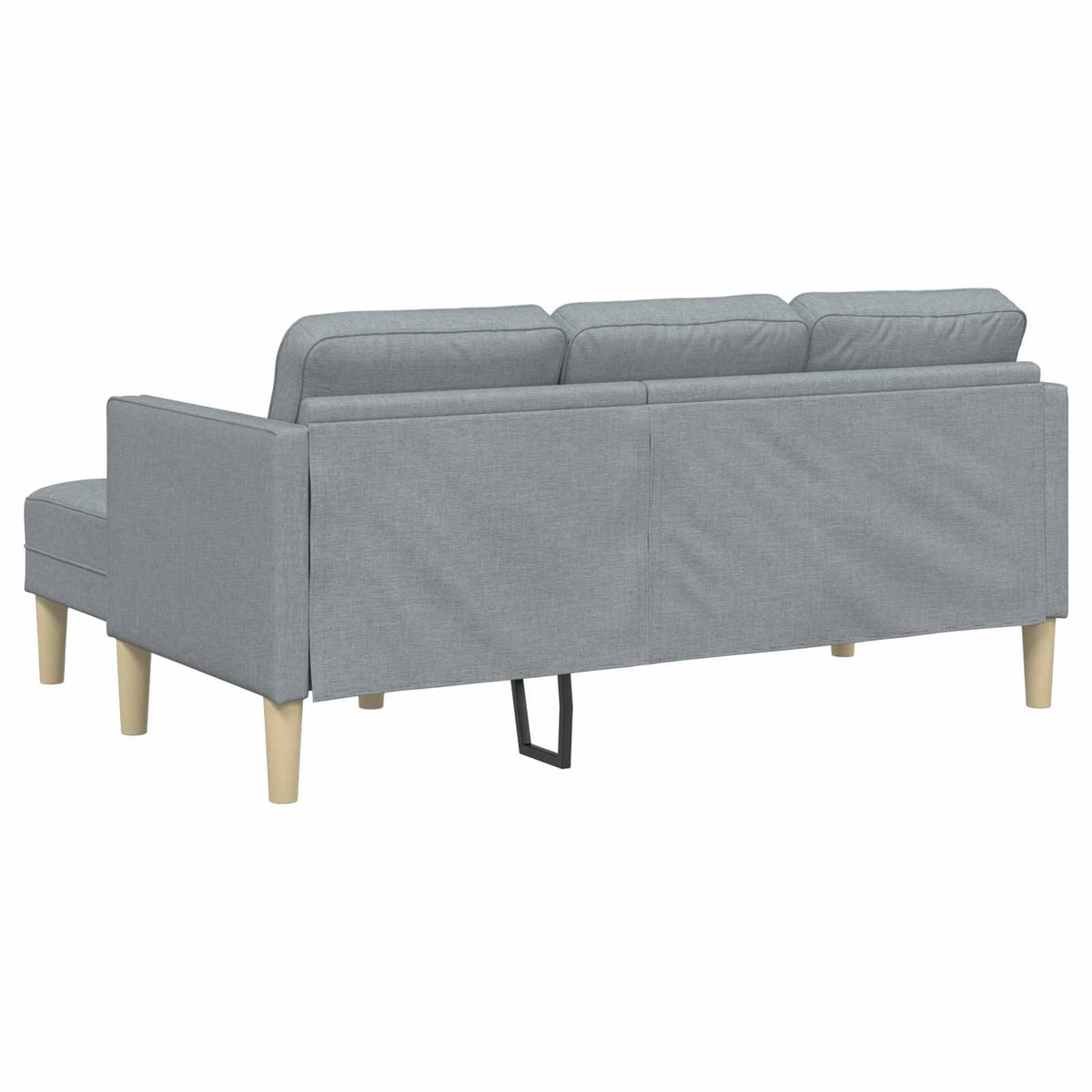 Set di divani 2 pz Grigio chiaro Poliestere | homemem39