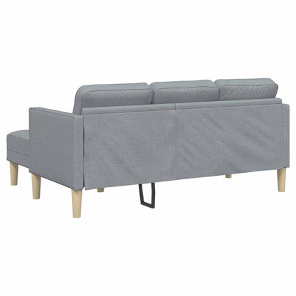 Set di divani 2 pz Grigio chiaro Poliestere | homemem39