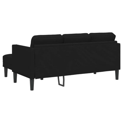 Set di divani con cuscino 2 pcs Nero Poliestere | homemem39