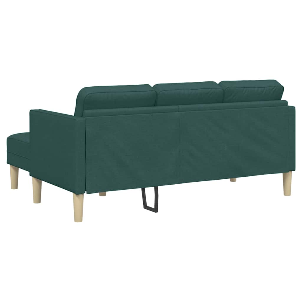 Set di divani 2 pcs Verde Scuro 173 x 131 x 67 cm Tessuto