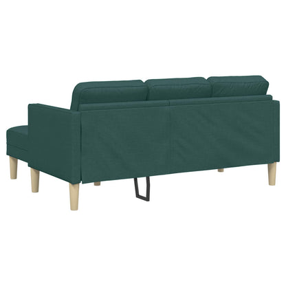 Set di divani con cuscino 2 pcs Verde Scuro Poliestere | homemem39