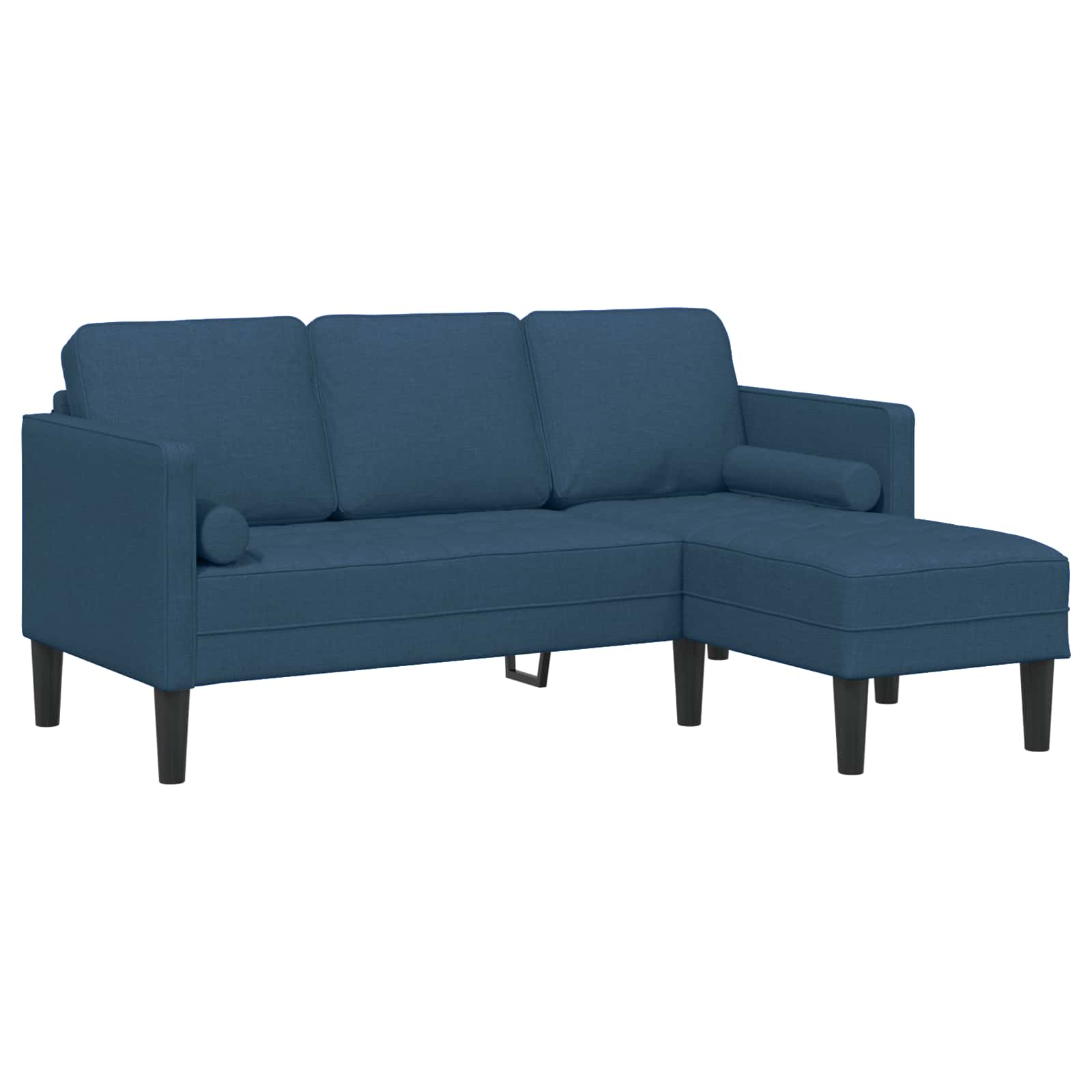 Set di divani con cuscino 2 pcs Blu Poliestere | homemem39