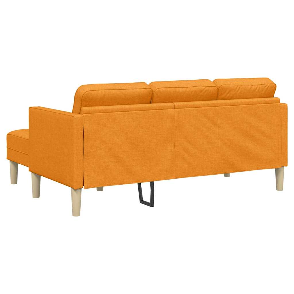 Set di divani con cuscino 2 pcs Giallo Scuro Poliestere | homemem39