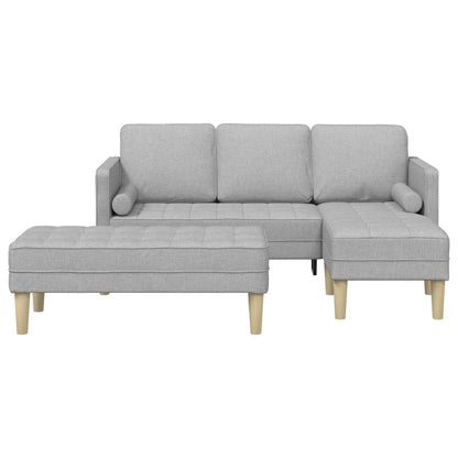 Set di divani 2 pz Grigio Nuvola Poliestere - homemem39