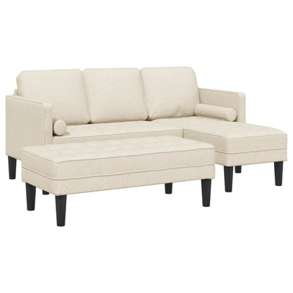 Set di divani con cuscino 2 pcs Tela Poliestere | homemem39