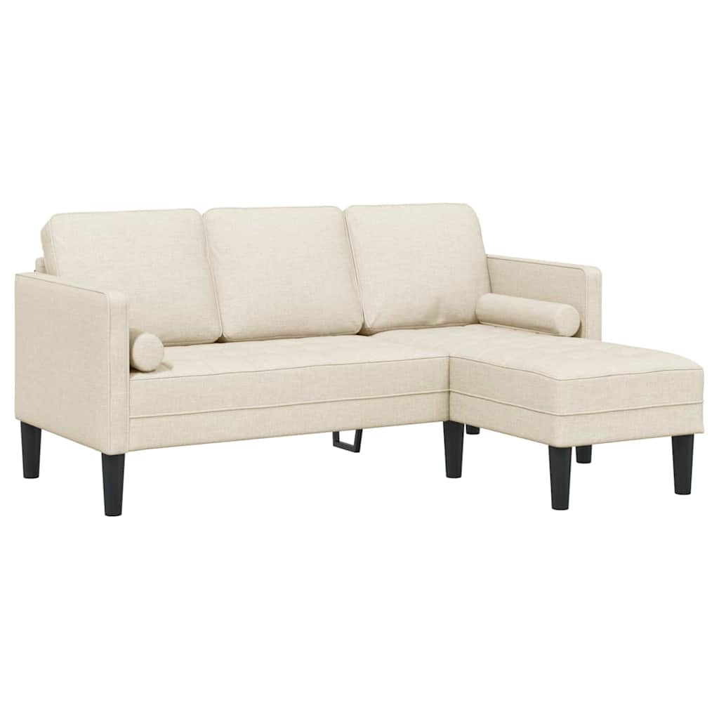 Set di divani 2 pcs Biancheria 173 x 131 x 67 cm Tessuto