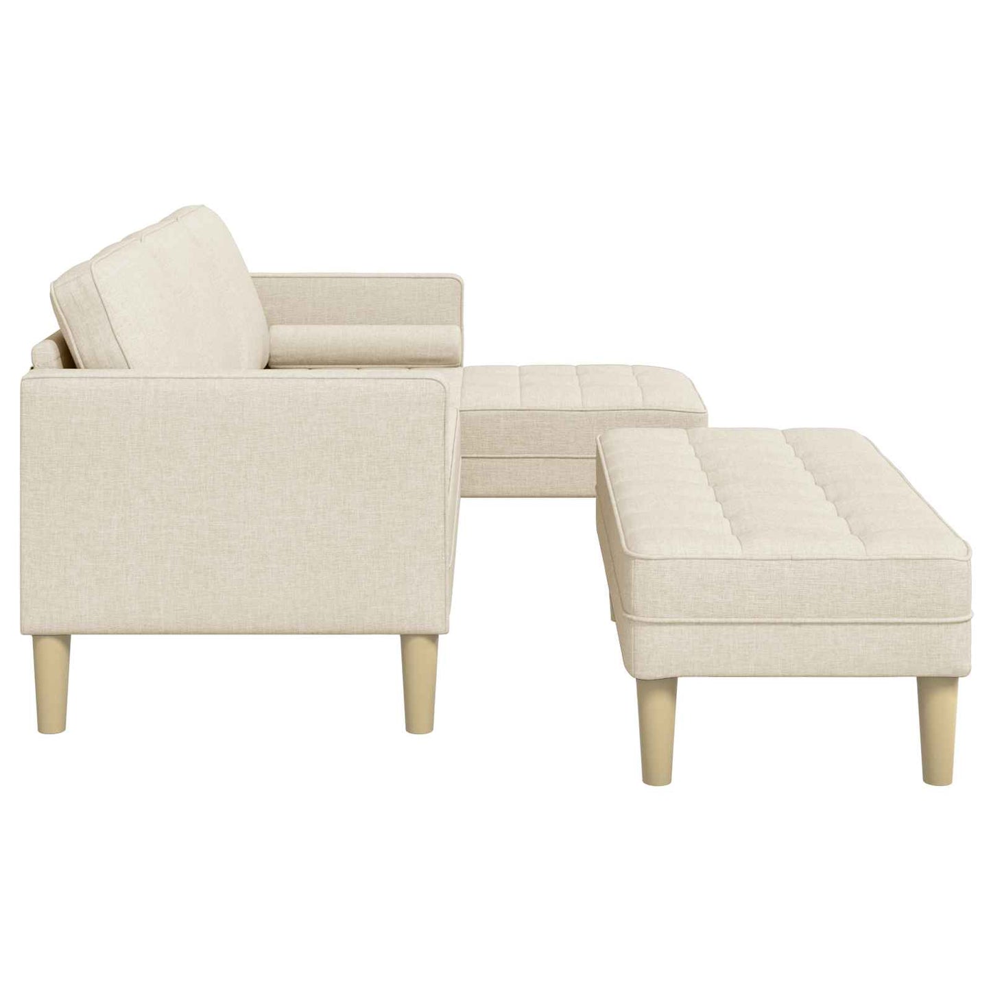 Set di divani con cuscino 2 pcs Tela Poliestere | homemem39