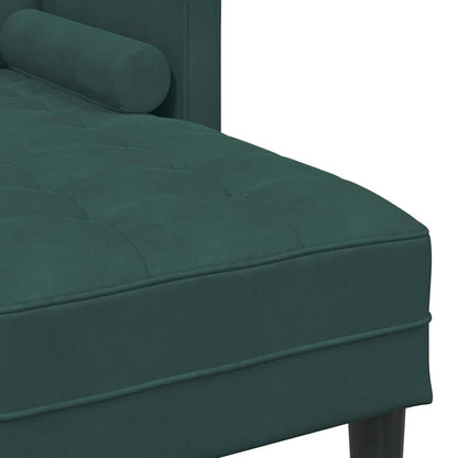 Set di divani 2 pcs Verde Scuro 173 x 131 x 67 cm Velluto